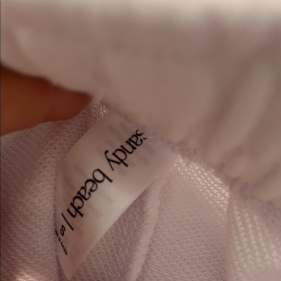 Sandy beach Swimwear Women's White Casual Cotton Shorts small new - Picture 3 of 6